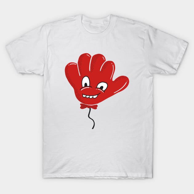 Balloon Hand T-Shirt by chawlie